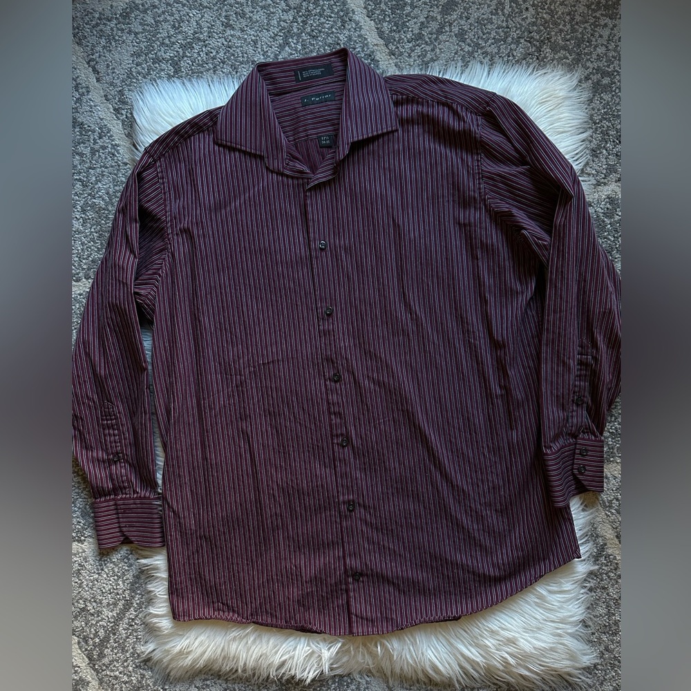 Mens’ cotton striped dress shirt